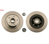 X2 PCS L&R SIDES FITS FOR RENAULT LAGUNA COUPE 2.0 GT BRAKE DISC DF6126BS TRW