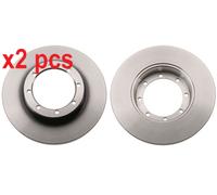 X2 PCS L&R SIDES FITS FOR RENAULT MASTER III VAN 2.3 DCI BRAKE DISC DF6372 TRW