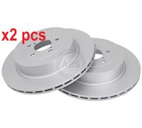 X2 PCS L&R SIDES FITS FOR SUBARU IMPREZA SALOON 2.0 WRX BRAKE DISC 17657 A.B.S.