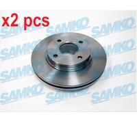 X2 PCS L&R SIDES FITS FORD COUGAR 2.0 16V BRAKE DISC F1421V LPR