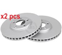 X2 PCS L&R SIDES FITS FORD USA THUNDERBIRD CONVERTIBLE BRAKE DISC 17049 A.B.S.