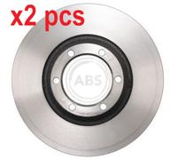 X2 PCS L&R SIDES FITS GALLOPER GALLOPER 2.5 TD BRAKE DISC 17965 A.B.S.