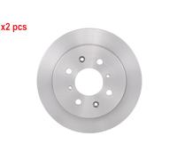 X2 PCS L&R SIDES FITS HONDA JAZZ III 1.2 BRAKE DISC 0986479739 BOSCH