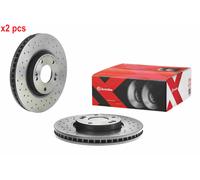 X2 PCS L&R SIDES FITS HYUNDAI I30 1.4 BRAKE DISC 09.A532.2X BREMBO