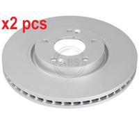 A.B.S. 2 X BRAKE DISC 17676 FOR HYUNDAI KIA