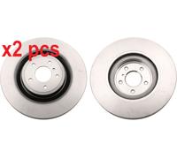 X2 PCS L&R SIDES FITS INFINITI FX 37 AWD BRAKE DISC DF6498S TRW