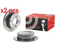 X2 PCS L&R SIDES FITS KIA SOUL I 1.6 CVVT BRAKE DISC 08.B667.11 BREMBO