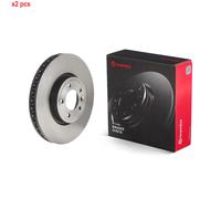 X2 PCS L&R SIDES FITS LAND ROVER DISCOVERY V 2.0 BRAKE DISC 09.C514.11 BREMBO