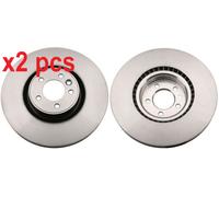 X2 PCS L&R SIDES FITS LAND ROVER RANGE ROVER IV 2.0 P400E BRAKE DISC DF6508S TRW