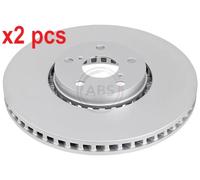 X2 PCS L&R SIDES FITS LEXUS GS 300 BRAKE DISC 17680 A.B.S.