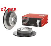 X2 PCS L&R SIDES FITS LEXUS LS 400 BRAKE DISC 09.B453.11 BREMBO