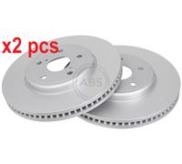 X2 PCS L&R SIDES FITS LEXUS LS 430 BRAKE DISC 17212 A.B.S.