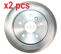X2 PCS L&R SIDES FITS LEXUS RX 300 AWD BRAKE DISC 17214 A.B.S.