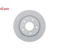 X2 PCS L&R SIDES FITS MAZDA 3 SALOON 1.5 BRAKE DISC 0986479C26 BOSCH