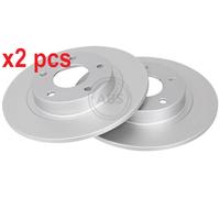 X2 PCS L&R SIDES FITS MAZDA 6 ESTATE 2.0 BRAKE DISC 18313 A.B.S.