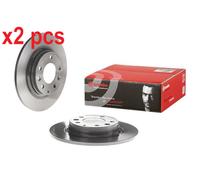 X2 PCS L&R SIDES FITS MAZDA 6 STATION WAGON 1.8 BRAKE DISC 08.A112.11 BREMBO