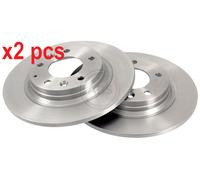 X2 PCS L&R SIDES FITS MAZDA 6 STATION WAGON 1.8 BRAKE DISC 17094 A.B.S.