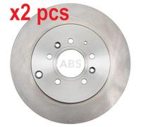 X2 PCS L&R SIDES FITS MAZDA CX-7 2.2 MZR-CD AWD BRAKE DISC 18100 A.B.S.