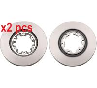 X2 PCS L&R SIDES DF6630 BRAKE DISC TRW