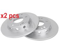 X2 PCS L&R SIDES FITS MERCEDES-BENZ 190 E 1.8 BRAKE DISC 15778 A.B.S.