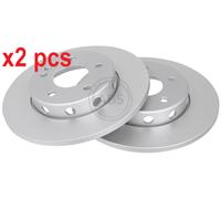 X2 PCS L&R SIDES FITS MERCEDES-BENZ C-CLASS C 180 BRAKE DISC 16179 A.B.S.
