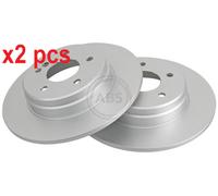 X2 PCS L&R SIDES FITS MERCEDES-BENZ C-CLASS C 36 AMG BRAKE DISC 16450 A.B.S.