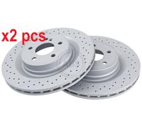 X2 PCS L&R SIDES FITS MERCEDES-BENZ C-CLASS C 63 AMG BRAKE DISC 18485 A.B.S.