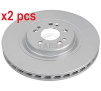 2x Brake disc Vented 17037 A.B.S. for MERCEDES-BENZ M-CLASS