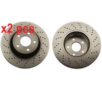 X2 PCS L&R SIDES FITS MERCEDES-BENZ S-CLASS S 280 BRAKE DISC DF4149S TRW