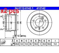 ATE 24.0112-0142.1 Brake disc
