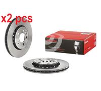 X2 PCS L&R SIDES FITS MG MG 6 SALOON 1.8 BRAKE DISC 09.7879.11 BREMBO