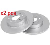 X2 PCS L&R SIDES FITS MG MG ZS HATCHBACK 1.6 BRAKE DISC 16607 A.B.S.