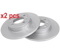 X2 PCS L&R SIDES FITS MG MGF 1.6 BRAKE DISC 16609 A.B.S.