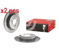 X2 PCS L&R SIDES FITS MINI MINI ONE BRAKE DISC 08.C307.11 BREMBO