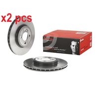 X2 PCS L&R SIDES FITS MINI MINI ONE BRAKE DISC 09A04731 BREMBO