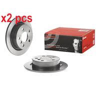 X2 PCS L&R SIDES FITS MINI MINI ONE FIRST BRAKE DISC 08.C745.11 BREMBO