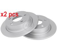 X2 PCS L&R SIDES FITS MINI MINI ONE FIRST BRAKE DISC 18429 A.B.S.