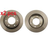 X2 PCS L&R SIDES FITS MITSUBISHI PAJERO/SHOGUN III 3.5 BRAKE DISC DF4870 TRW