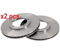 X2 PCS L&R SIDES FITS PORSCHE 911 2.0 T BRAKE DISC 15758 A.B.S.