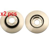 X2 PCS L&R SIDES FITS PORSCHE CAYENNE 3.0 S E-HYBRID BRAKE DISC DF6697S TRW