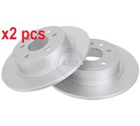 X2 PCS L&R SIDES FITS SAAB 9-5 2.0 T BRAKE DISC 17064 A.B.S.