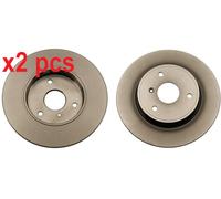 X2 PCS L&R SIDES FITS SMART CABRIO 0.6 BRAKE DISC DF4961 TRW