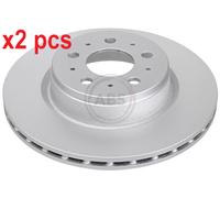 X2 PCS L&R SIDES FITS TESLA MODEL 3 EV AWD BRAKE DISC 18797 A.B.S.