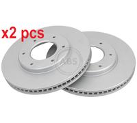 2x Original A.B.S. Brake Disc 16615 for Toyota