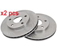 X2 PCS L&R SIDES FITS TOYOTA MR2 II 2.0 BRAKE DISC 16548 A.B.S.