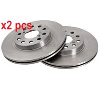 X2 PCS L&R SIDES FITS TOYOTA MR2 II 2.0 BRAKE DISC 16612 A.B.S.