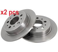 X2 PCS L&R SIDES FITS VOLVO 960 MK II ESTATE 2.5 BRAKE DISC 17030 A.B.S.
