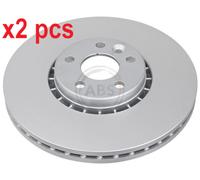 X2 PCS L&R SIDES 17985 BRAKE DISC A.B.S.