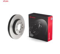 X2 PCS L&R SIDES FITS VW AMAROK 2.0 TSI BRAKE DISC 09.B973.11 BREMBO