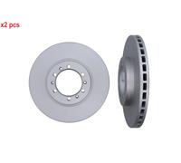 X2 PCS L&R SIDES FRONT 1031141 BRAKE DISC KAMOKA